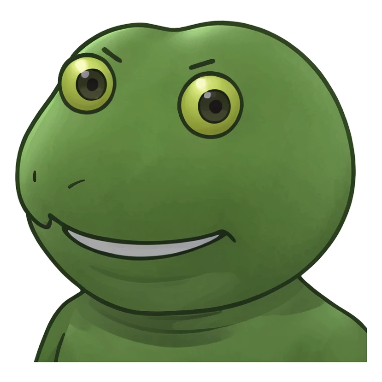 40-story-tall narcbot emoji style walking across a vast landscape with tiny buildings below sticker