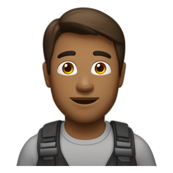 homme-brun-lunettesrondes-adulte sticker