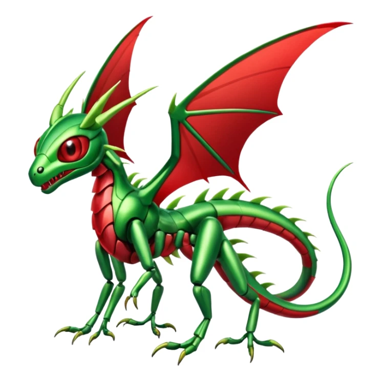 Shiny Exotic Flygon-Scyther-Hybrid-Creature sticker