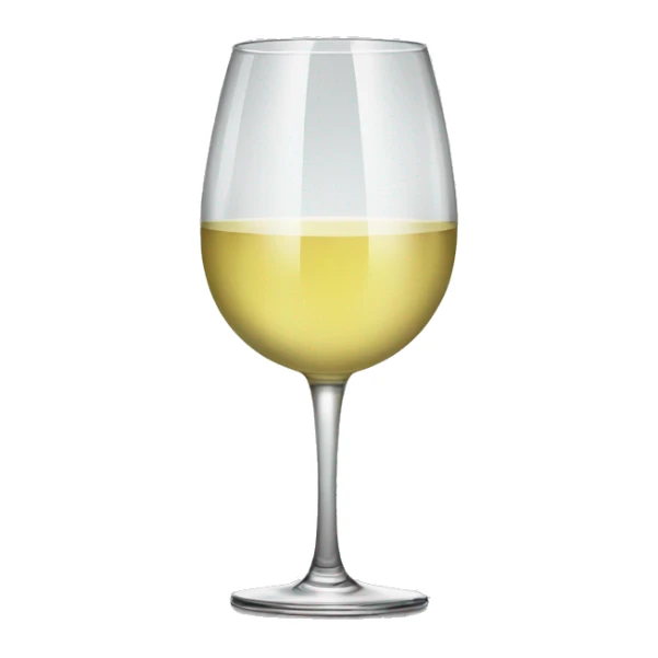 Glass of white wine sticker