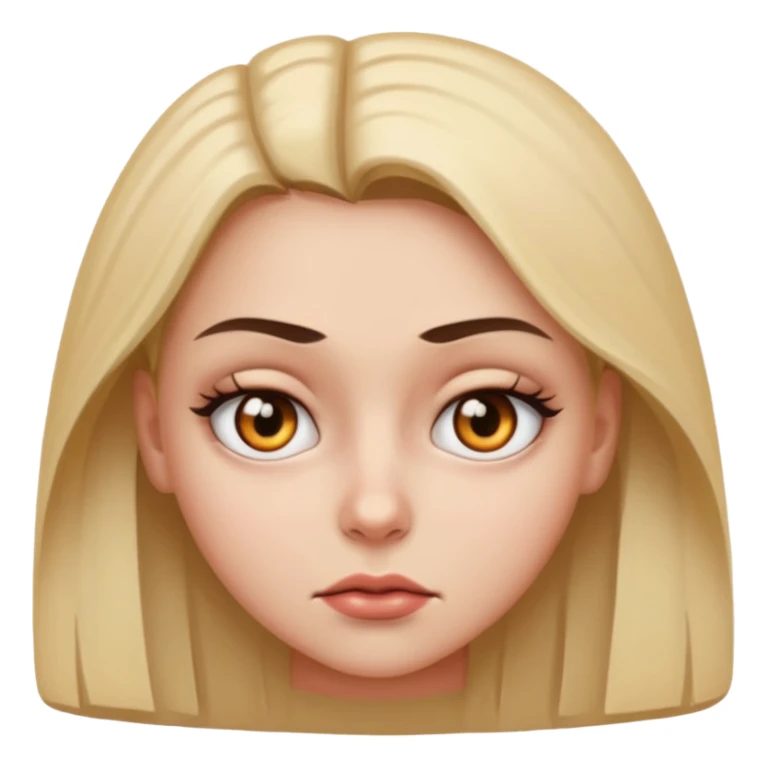 deadly stare one eye emoji girl  sticker