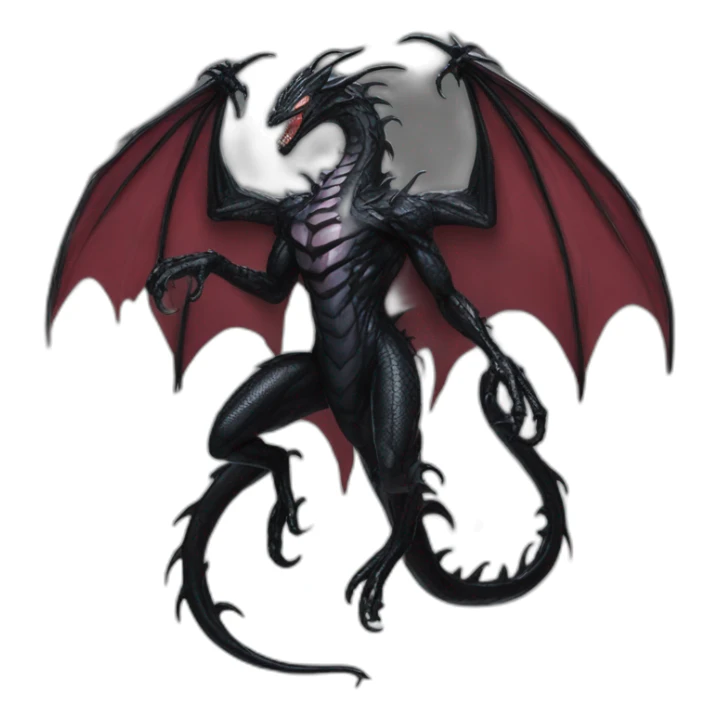 Carnage symbiote dragon sticker
