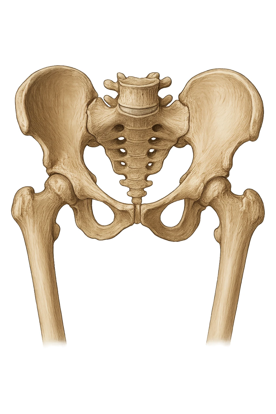 Bacino hip anatomico sticker