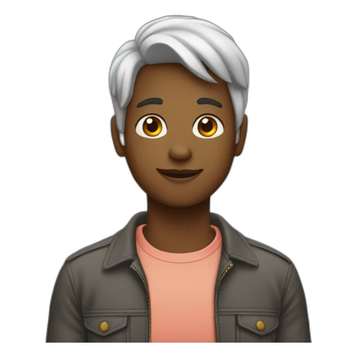 humain qui fait un coeur sticker