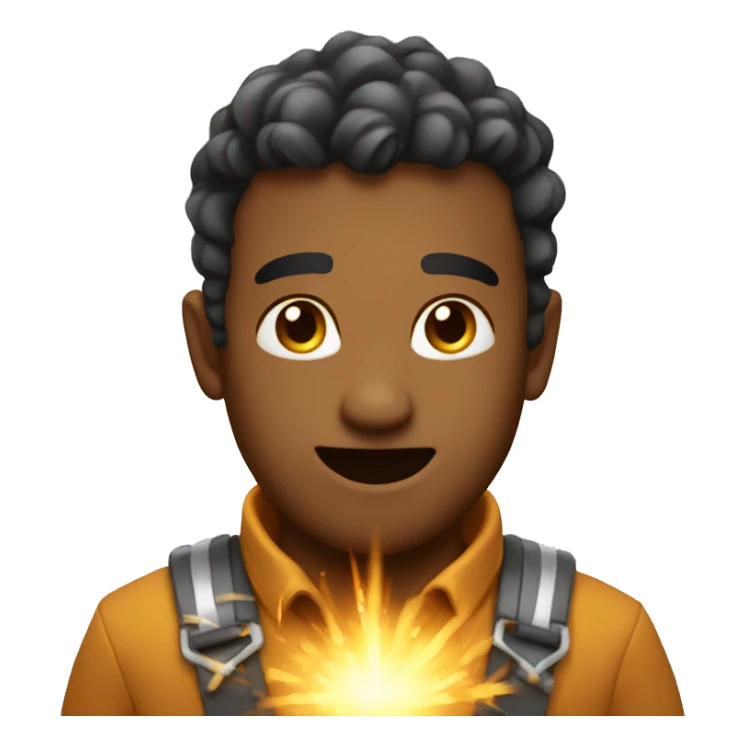 shine of sparks sticker