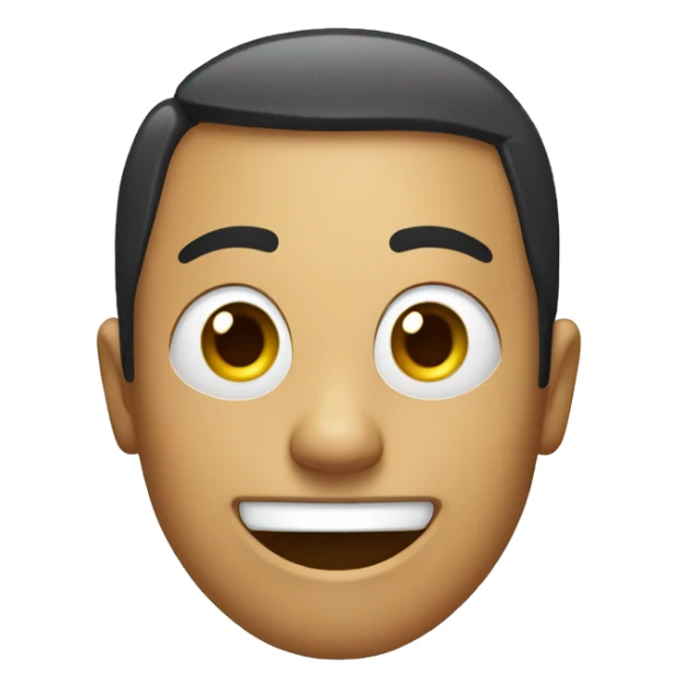 A smile face. With an X symbol on the eyes. It must be clear on the inside background.  sticker