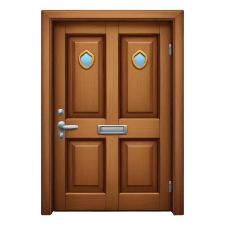 a whole closed. NOT OPEN! NO FACE! sticker