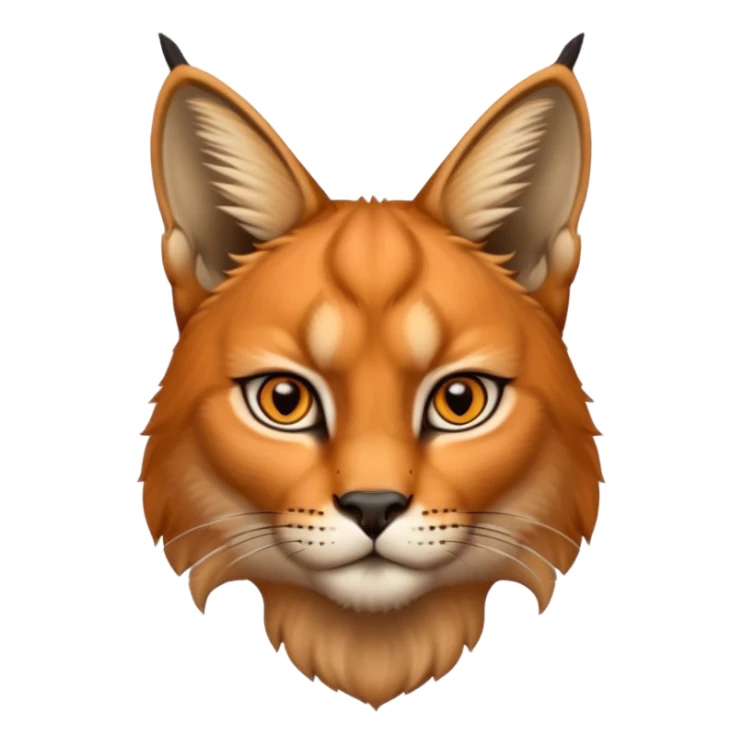 un Lynx Caracal Réaliste sticker