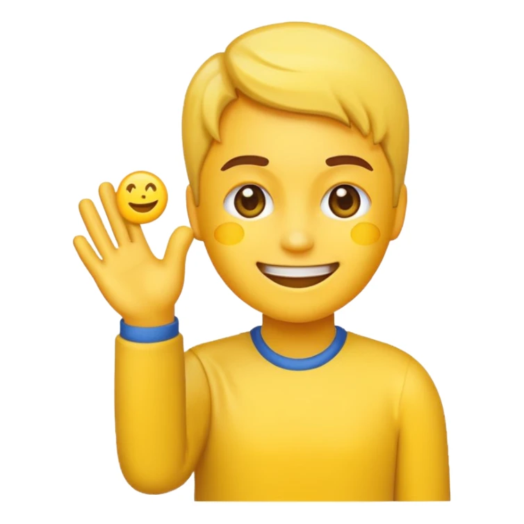 A emoji on the process of pls donate raise sticker
