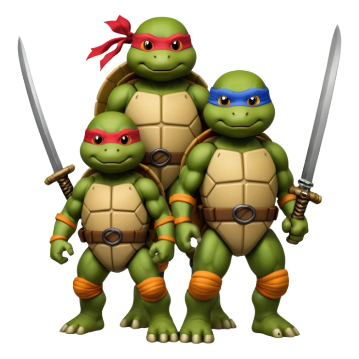 
Teenage Mutant Ninja Turtles (1987) characters sticker