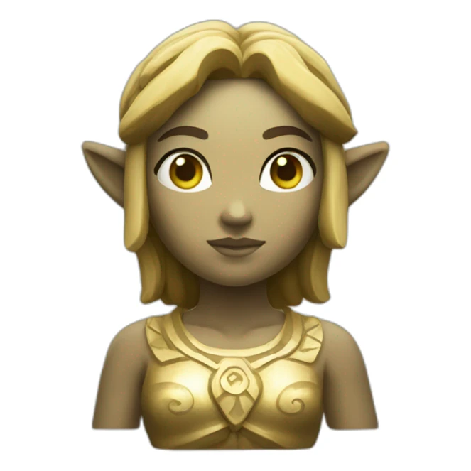 Statue of the Goddess of Zelda sticker