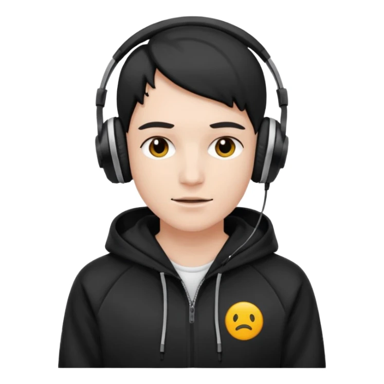 But with the same instructions, with deportive hoodie and headphones, and skin white sticker