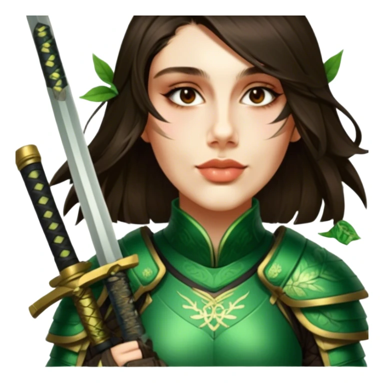Emerald Samurai sticker