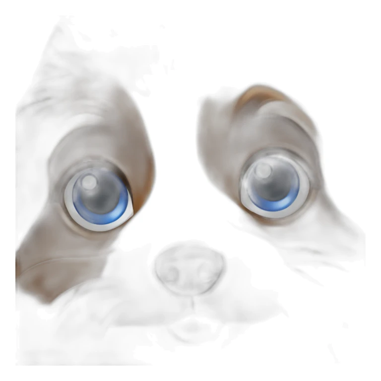 Berger australien brown tricolore blue eyes sticker