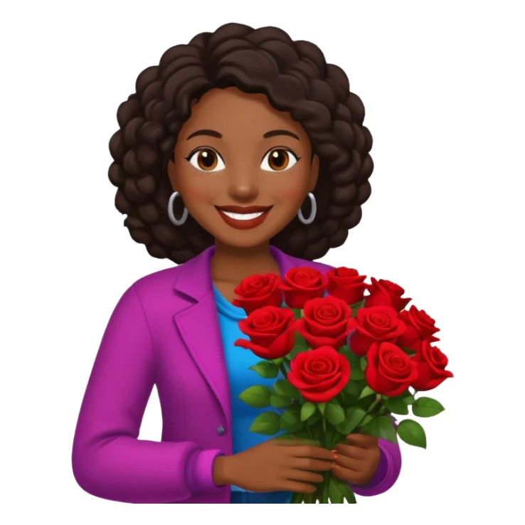 Street Flower Seller black woman  sticker