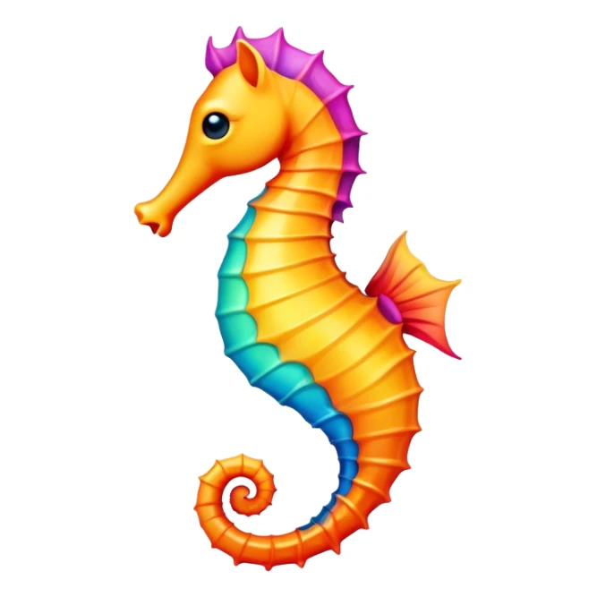 seahorse sticker