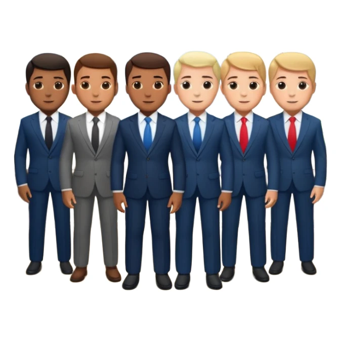 PROFFESIONAL MALE  BUSINESS TEAM HOUSE sticker