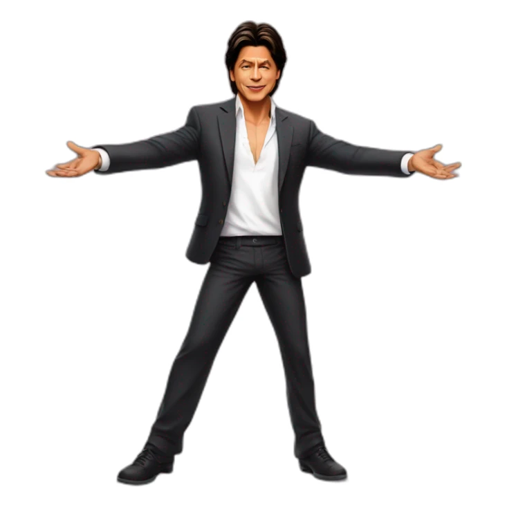 Shah Rukh Khan With His Famous Pose sticker