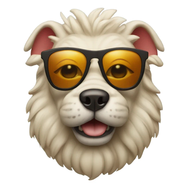Shisa Dogs with sunglasses sticker