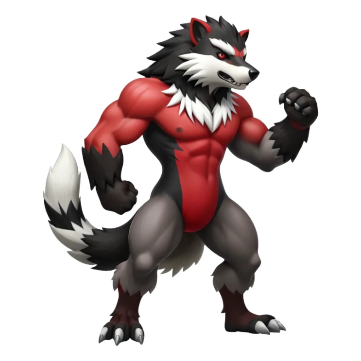 Shiny Obstagoon (full body) sticker