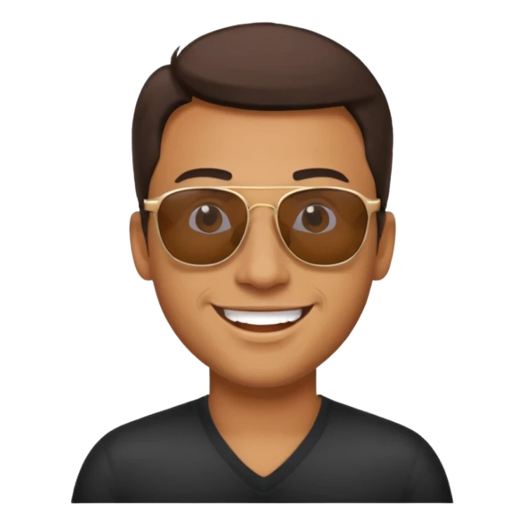 hombre acostado con lentes de playa  sticker