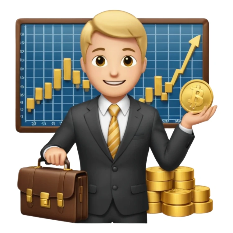 create an emoji  related to trader sticker