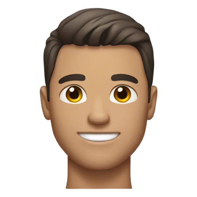 Brunette Guy with muscles and a nice haircut  sticker