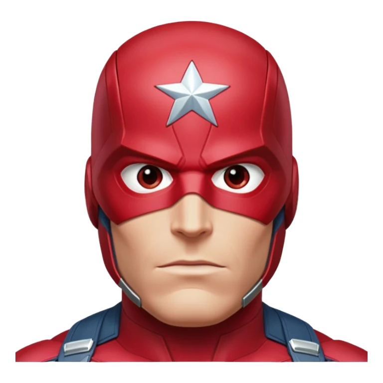 Vision marvel, red face from captain america: civil war sticker