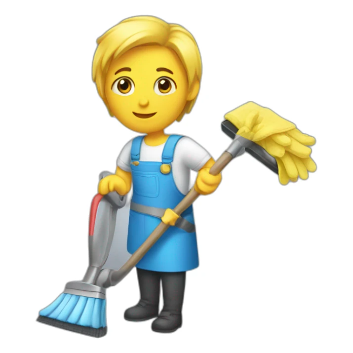 super cleaning sticker