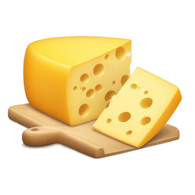 slices of cheese next to a cheese slicer sticker