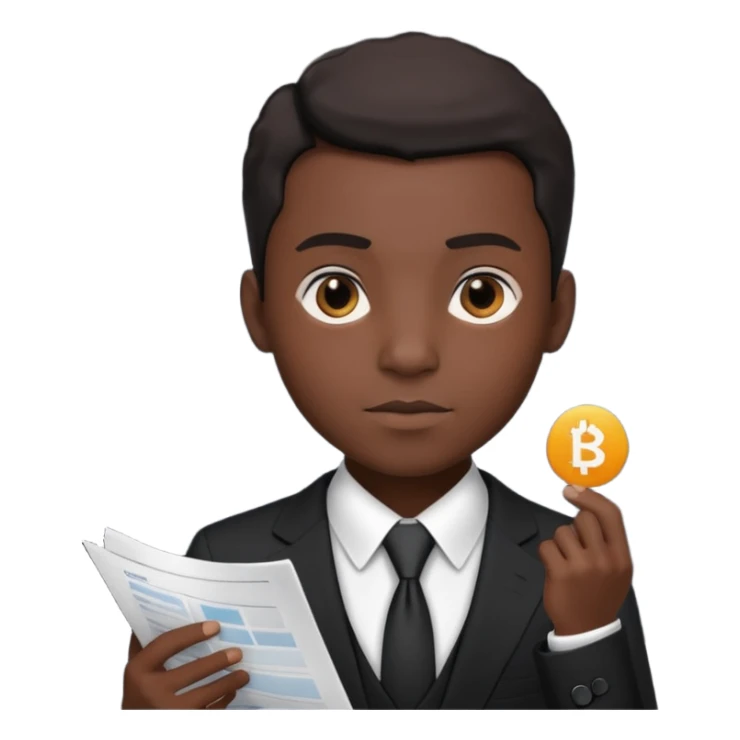 Black avatar that manages all audit and explanations in a business process sticker