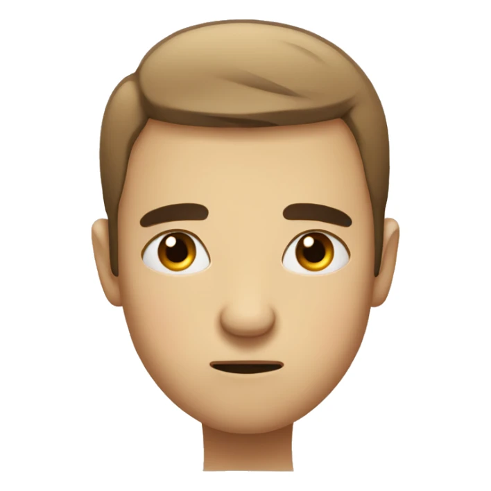 tired emoji face dark eyebags under eyes sticker