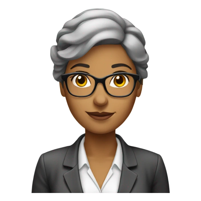 accountant woman with latin appearance with calculator sticker
