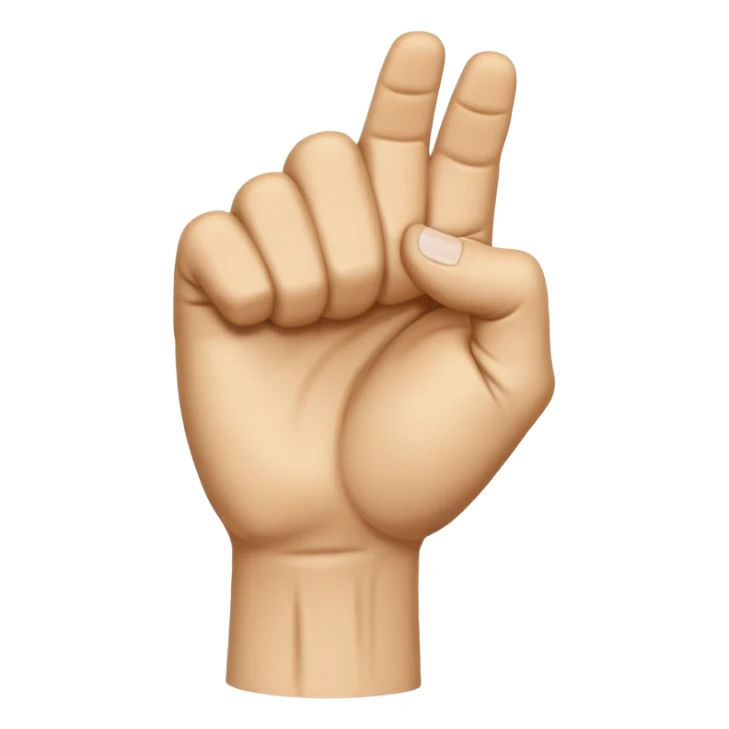 rear of veiny fist backview sticker