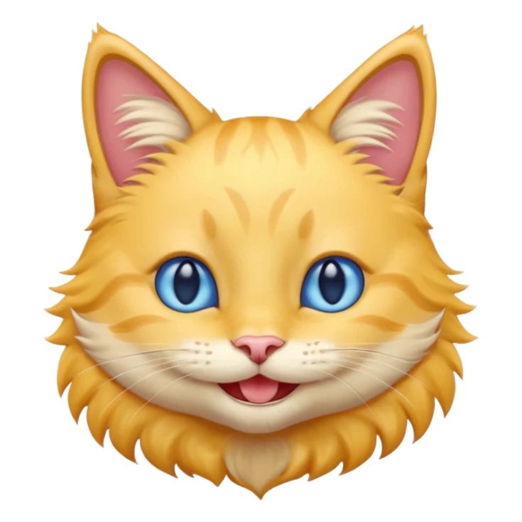  sunshine bluey eyes smiling  cat alot of happy sticker