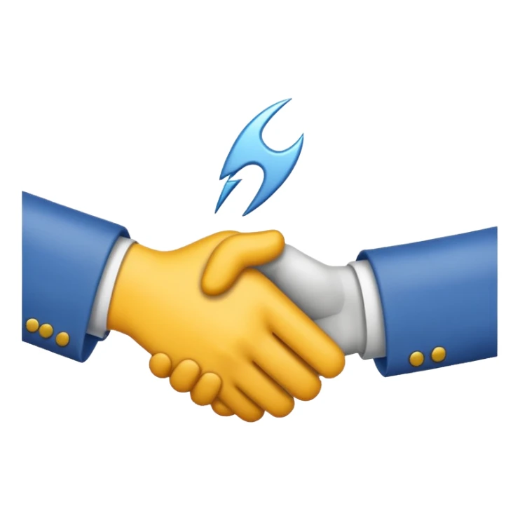 emoji of Handshake with a Slash sticker