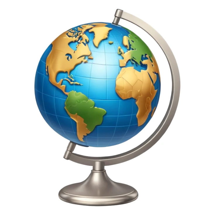 Vavinews logo with globe and world news theme sticker