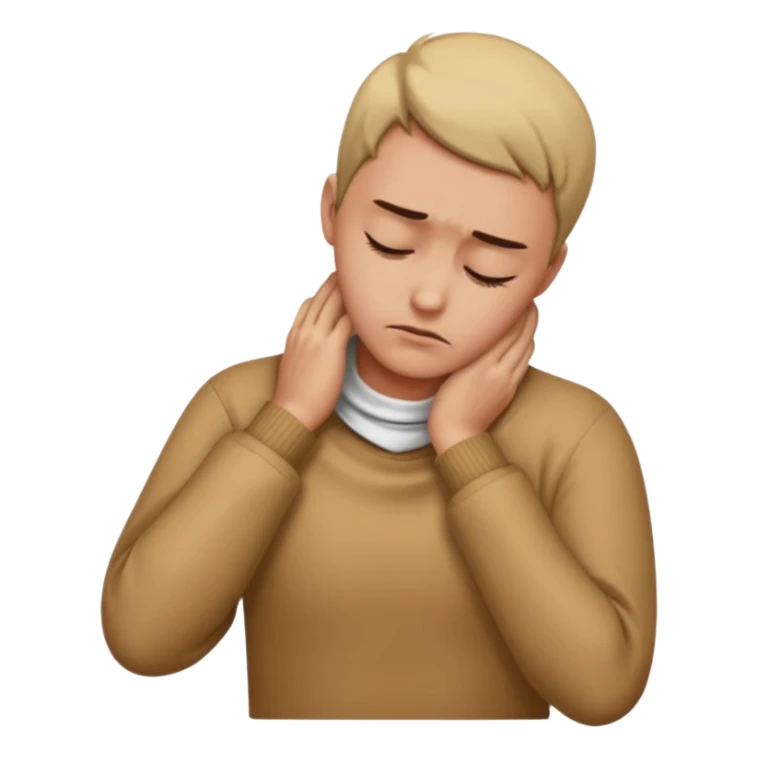 Forgive with your hands on your neck sticker