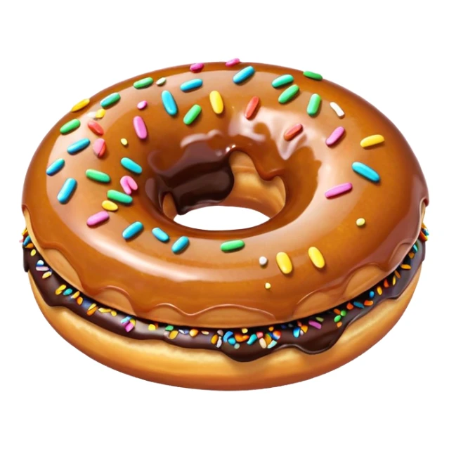 Donut sticker