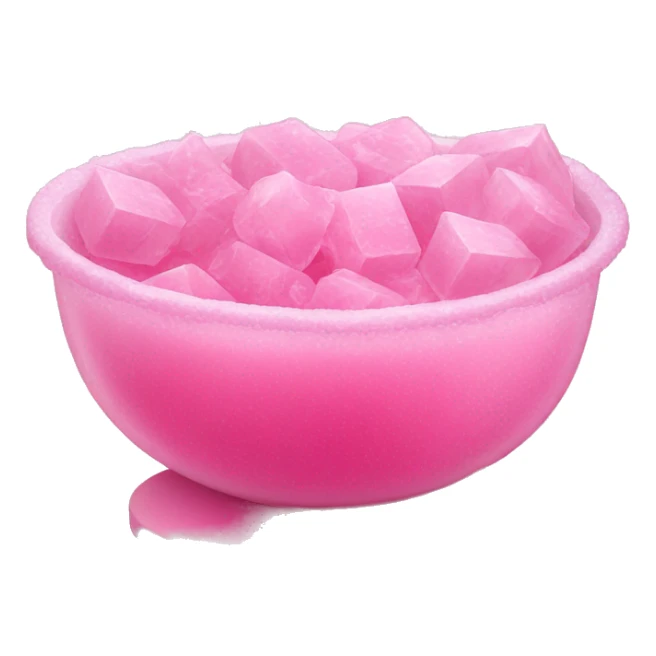 pink ice dish sticker