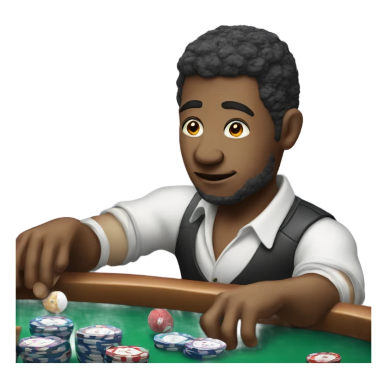 A person gambling on sports  sticker