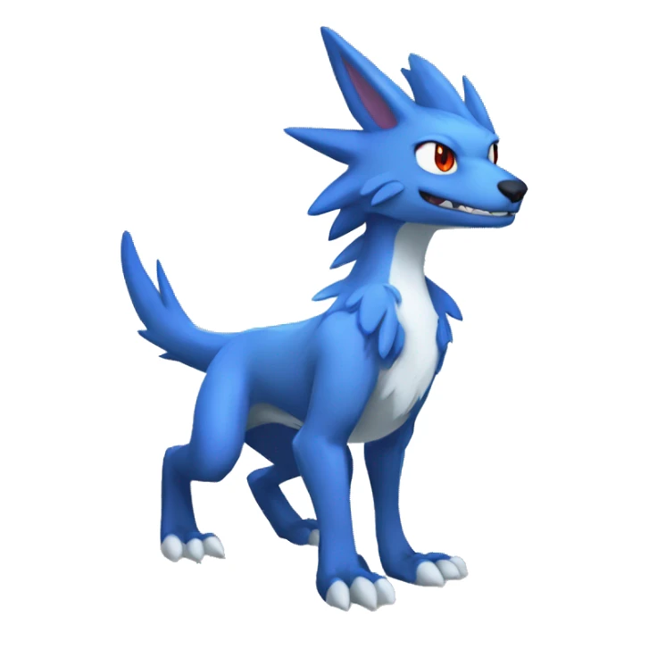 Lombax-Sergal-Quilava-Fakemon full body sticker