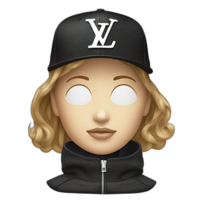 Only Louis Vuitton cap no face sticker