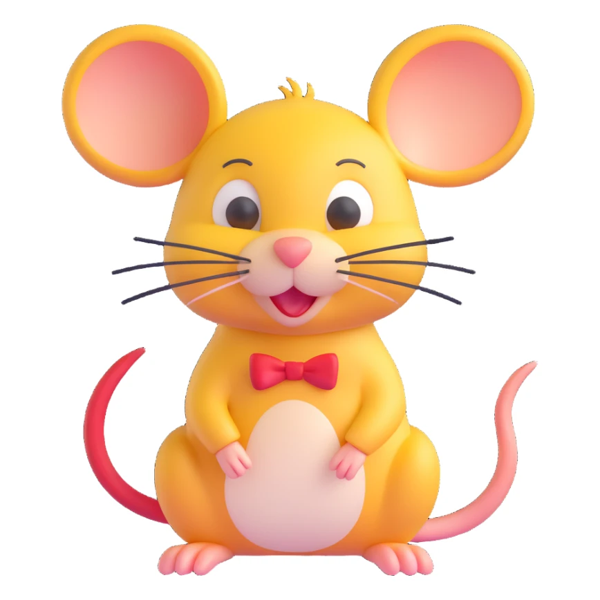 pikachu from pokémon, cute yellow mouse with pointy ears and red cheeks sticker