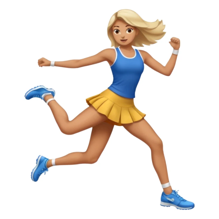 woman hit click high legs sticker