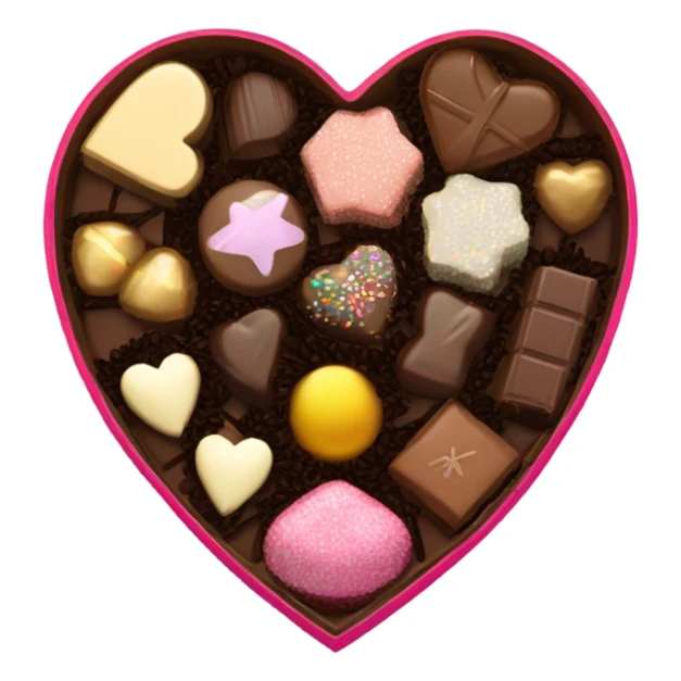 Valentine’s Day box of chocolates  sticker