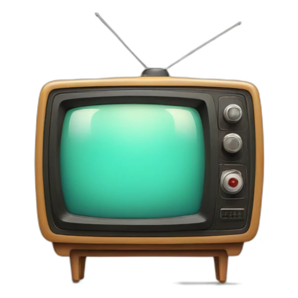 retro tv sticker