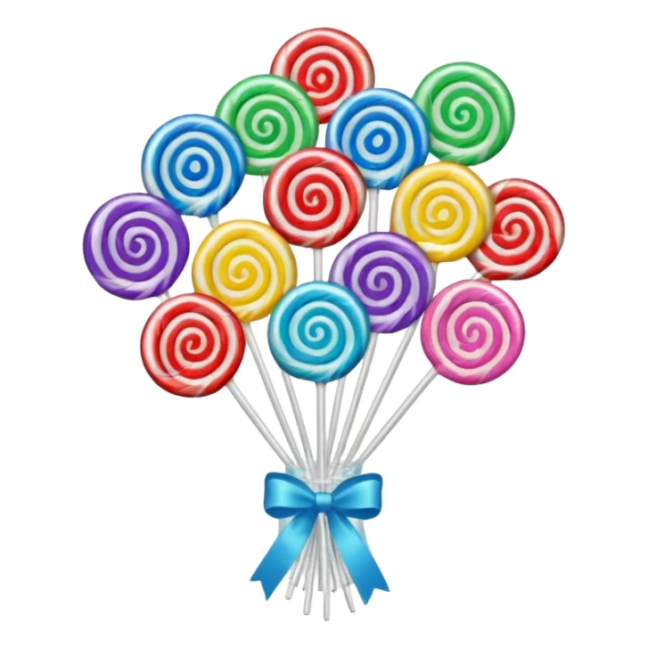Bouquet of lolipops sticker
