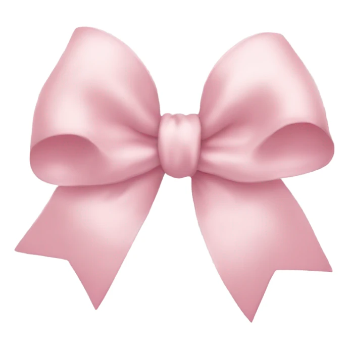 Light pink bow sticker