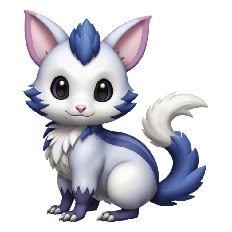 Shiny Furret-Absol-Noibat-Trico-Hybrid (Full body) sticker